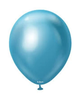 18 INC MİRROR MAVİ BALON 25Lİ