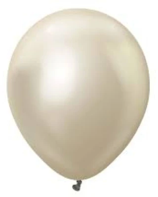 18 INC MİRROR WHİTE GOLD BALON 25Lİ