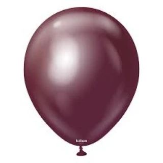 18 INC MİRROR BURGUNDY (BORDO) BALON 25Lİ