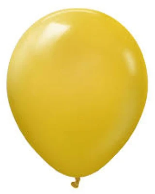 18 INC RETRO MUSTARD BALON 25Lİ
