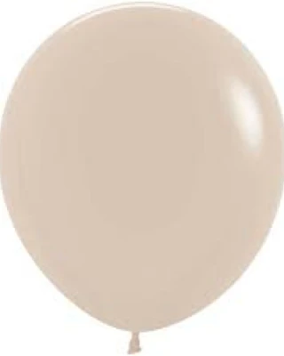 18 INC RETRO WHİTE SAND BALON 25Lİ