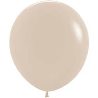 18 INC RETRO WHİTE SAND BALON 25Lİ