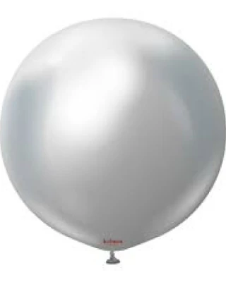 24 INC SİLVER MİRROR BALON 2Lİ