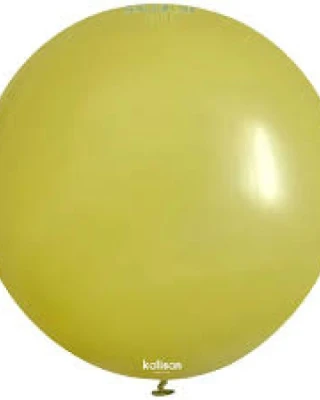 24 INC RETRO MUSTARD BALON 2Lİ