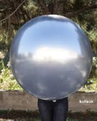 36 INC MİRROR SİLVER BALON 2Lİ