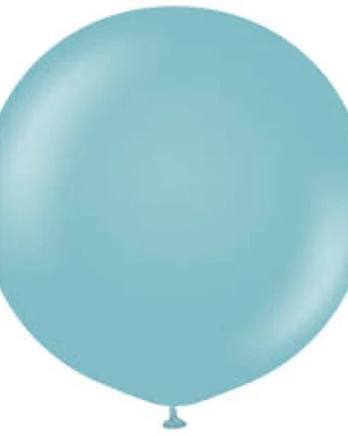 36 INC RETRO BLUE GLASS BALON 2Lİ
