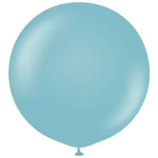 36 INC RETRO BLUE GLASS BALON 2Lİ